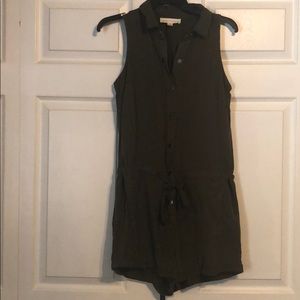 Lovestitch Olive Sleeveless Romper